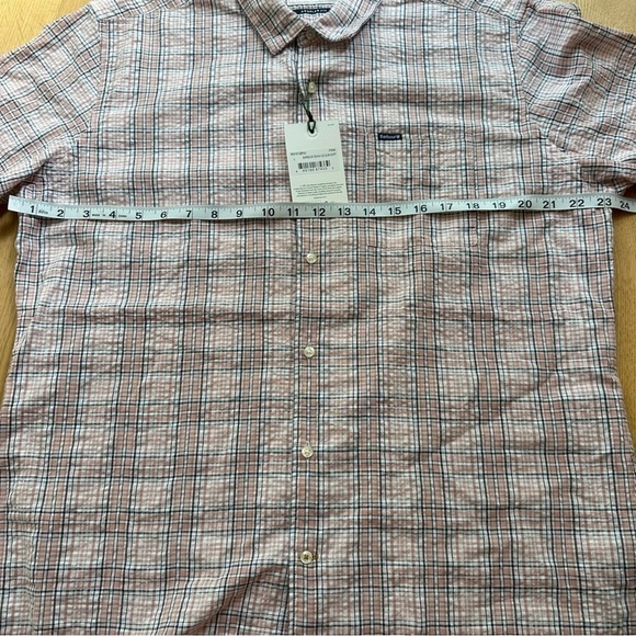 NWT Barbour Men's Deanhill Short Sleeve Button Down Seersucker Summer Shirt - Picture 9 of 10
